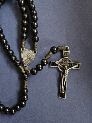Różaniec na szyję św.Ojciec Pio